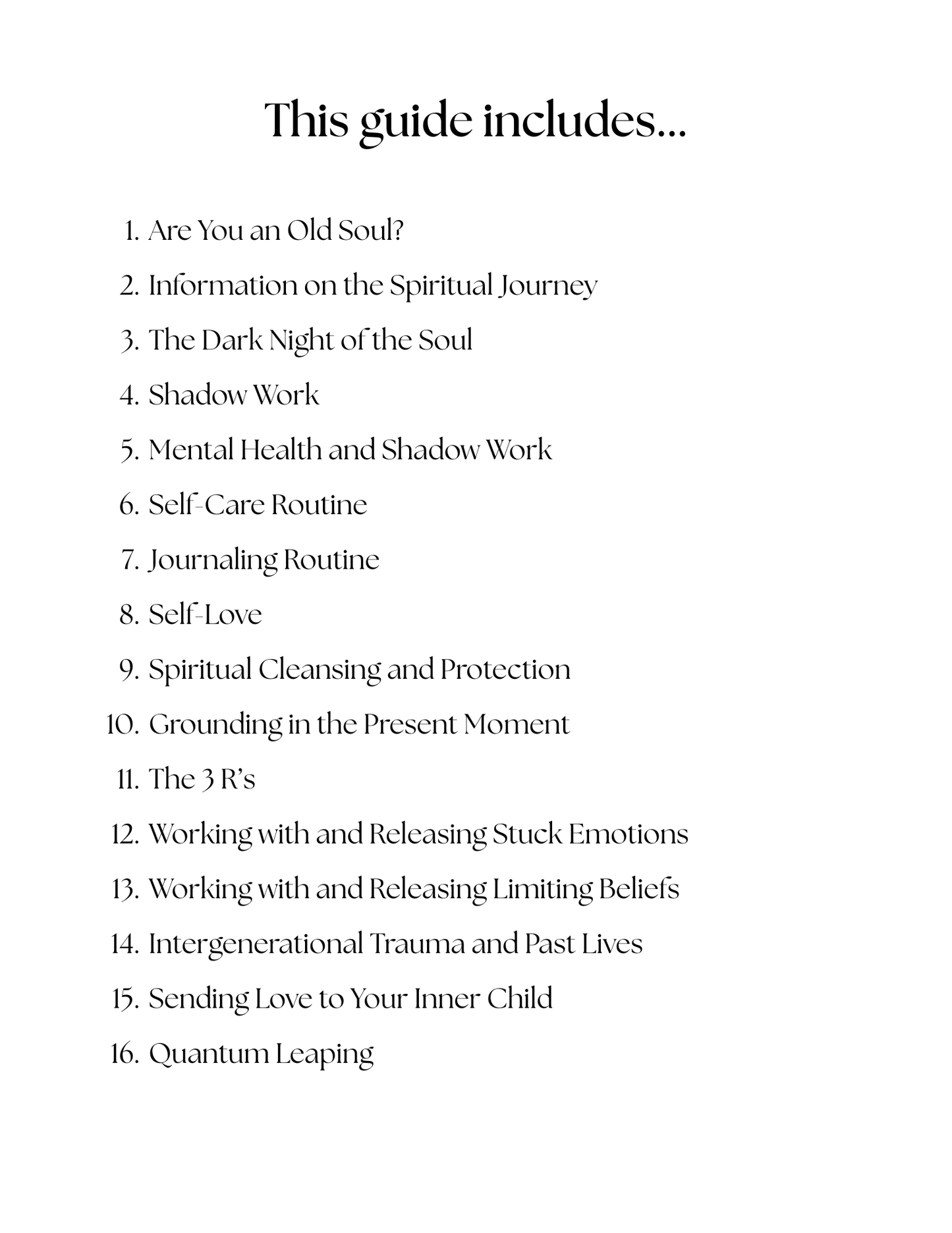 Shadow Work Guide Through the Dark Night of the Soul - Digital Product
